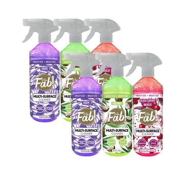 O'So Fab Multi-Surface Cleaner Spray Fruity 25.4 FL OZ 6 Pack