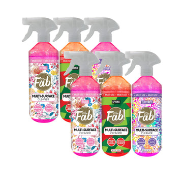 O'So Fab Multi-Surface Cleaner Spray Designer 25.4 FL OZ 6 Pack