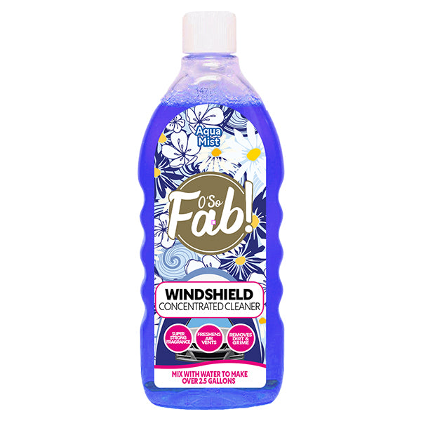 O'So Fab Windshield Cleaner Aqua Mist 33.8 FL OZ